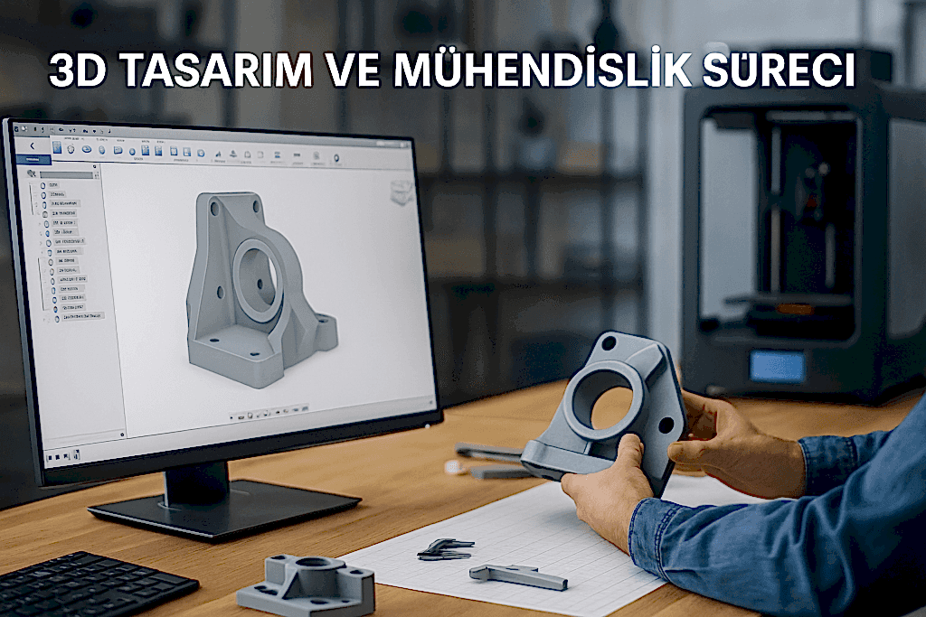 3d yazıcı teknolojisi ile endüstriyel parça üretimi