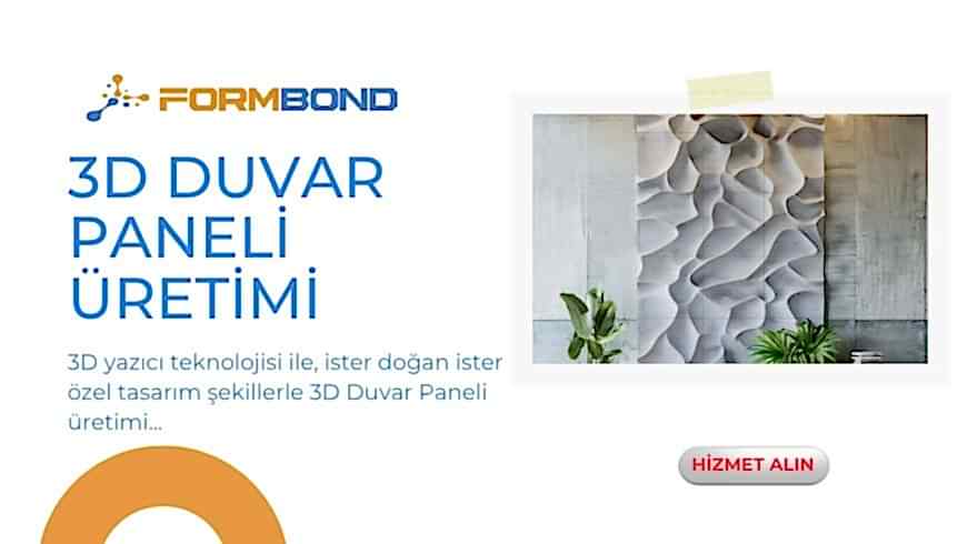 3D Duvar Paneli: 3D Yazıcı İle